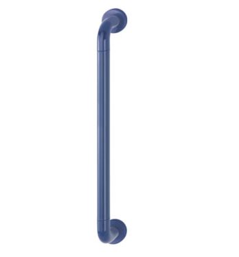 Click Here To Enlarge This Photo Of AR602&sol;600CF Hoppe D' Handle &Oslash; 34mm x 600mm Centres Pull Handle Concealed Fix - &lpar;Nylon&rpar; Cobalt Blue
