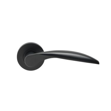 Click Here To Enlarge This Photo Of JTF1700-F Jigtech 'Cresta' Lever On Rose Matt Black &lbrack;CE&rsqb;