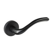JTF1710-F Jigtech 'Solar' Lever On Rose Matt Black &lbrack;CE&rsqb;