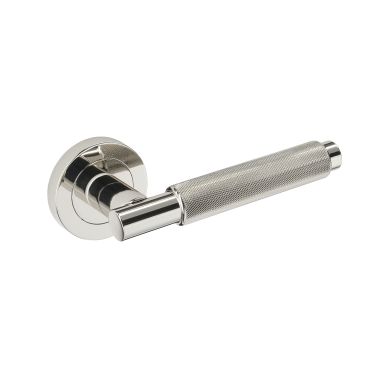 Click Here To Enlarge This Photo Of JTHA1810-F Jigtech 'Textura' Lever On Rose Polished Chrome &lbrack;CE&rsqb;