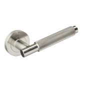 JTHA1815-F Jigtech 'Textura' Lever On Rose Satin Nickel &lbrack;CE&rsqb;