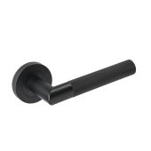 JTHA1905-F Jigtech 'Tactil' Lever On Rose Matt Black &lbrack;CE&rsqb;