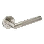 JTHA1915-F Jigtech 'Tactil' Lever On Rose Satin Nickel &lbrack;CE&rsqb;