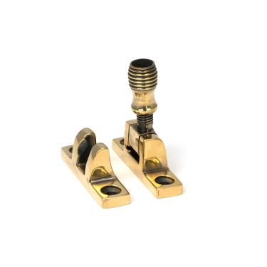 Click Here To Enlarge This Photo Of 45492 From the Anvil Aged Brass Beehive Brighton Fastener - Narrow &lpar;Square&rpar;