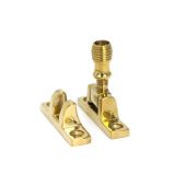 45972 From the Anvil Polished Brass Beehive Brighton Fastener - Narrow &lpar;Square&rpar;