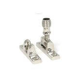 45973 From the Anvil Polished Nickel Beehive Brighton Fastener - Narrow &lpar;Square&rpar;