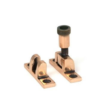 Click Here To Enlarge This Photo Of 46583 From the Anvil Polished Bronze Brompton Brighton Fastener - Narrow &lpar;Square&rpar;