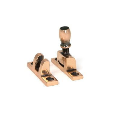 Click Here To Enlarge This Photo Of 46586 From the Anvil Polished Bronze Mushroom Brighton Fastener - Narrow &lpar;Square&rpar;