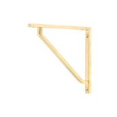 51105 From the Anvil Polished Brass Barton Shelf Bracket &lpar;150mm x 150mm&rpar;