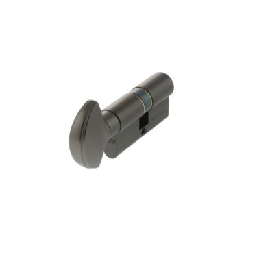 Click Here To Enlarge This Photo Of C620F92525 - AGB Euro Profile 5 Pin Cylinder & Turn 30-30mm &lpar;60mm&rpar; &ndash; Black Nickel