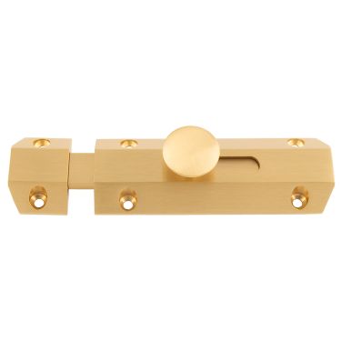 Click Here To Enlarge This Photo Of AQ81SB - Carlisle Brass Flat Surface Bolt 102mm Satin Brass