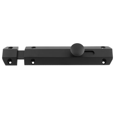 Click Here To Enlarge This Photo Of AQ82MB - Carlisle Brass Flat Surface Bolt 150mm Matt Black
