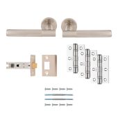 UDP010SN&sol;INTB - Carlisle Brass 'Lagos' Ultimate Door Pack - Satin Nickel