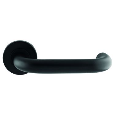 Click Here To Enlarge This Photo Of CSL1190MB - Carlisle Brass Eurospec 19mm Safety Lever on Round Rose &lpar;G304&rpar; Matt Black