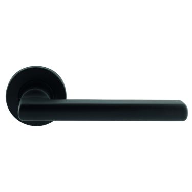Click Here To Enlarge This Photo Of CSL1134MB - Carlisle Brass Eurospec 'Carlton' Designer Lever on Round Rose &lpar;G304&rpar; Matt Black