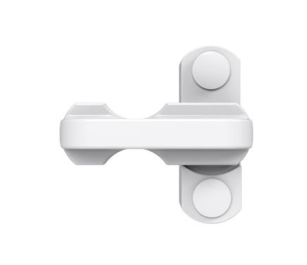Click Here To Enlarge This Photo Of BX0617202 MILA White Security Sash Block &lpar;2 Pack&rpar;