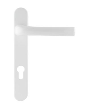Click Here To Enlarge This Photo Of BX050428 MILA White Standard Security 92mm Multipoint Lock Door Handle 240mm Backplate &lpar;211mm screw centres&rpar;