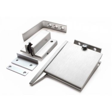 Click Here To Enlarge This Photo Of DSSFD MK2 Fire Rated Door Selector &lpar;Wedge Shape&rpar; - Satin Anodised Aluminium