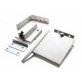DSSFD MK2 Fire Rated Door Selector &lpar;Wedge Shape&rpar; - Satin Anodised Aluminium