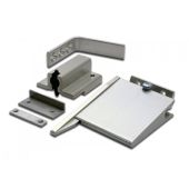DSSSSFD MK2 Fire Rated Door Selector &lpar;Wedge Shape&rpar; - Satin Stainless Steel