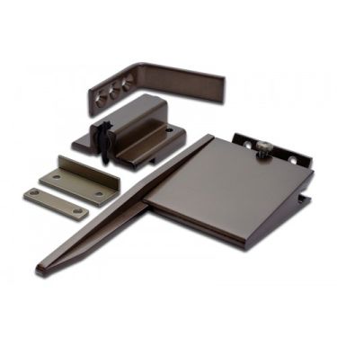 Click Here To Enlarge This Photo Of DSABZFD MK2 Fire Rated Door Selector &lpar;Wedge Shape&rpar; - Antique Bronze