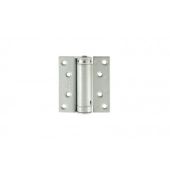 LSA03 GROOM Liobex 3" Silver Single Action Spring Hinges &lpar;Suitable for 20-25mm thick doors&rpar;