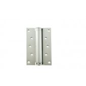 LSA07L GROOM Liobex 7" Silver Single Action Spring Hinges - Left Hand &lpar;Suitable for 33-50mm thick doors&rpar;