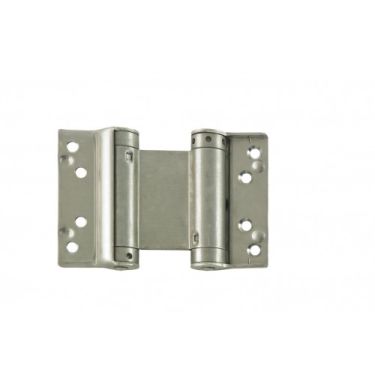 Click Here To Enlarge This Photo Of LDA03 GROOM Liobex 3" Silver Double Action Spring Hinges &lpar;Suitable for 20-25mm thick doors&rpar;