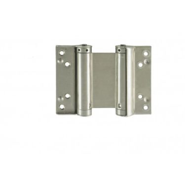 Click Here To Enlarge This Photo Of LDA04 GROOM Liobex 4" Silver Double Action Spring Hinges &lpar;Suitable for 21-30mm thick doors&rpar;