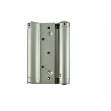 Click Here To Enlarge This Photo Of LDA05 GROOM Liobex 5" Silver Double Action Spring Hinges &lpar;Suitable for 25-35mm thick doors&rpar;