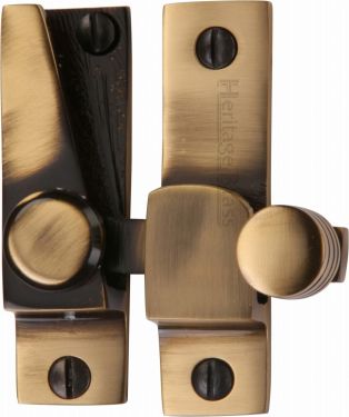 Click Here To Enlarge This Photo Of V1105-AT Heritage Brass Sash Fastener Antique Brass Finish