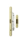 AGB2XTEPB - AGB Polaris 2XT Magnetic Latch &sol; Euro Profile Sashlock 60mm Backset &ndash; Polished Brass