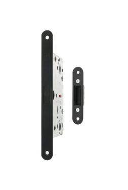 Click Here To Enlarge This Photo Of AGB2XTWCMB - AGB Polaris 2XT Magnetic Latch &sol; Bathroom Lock 60mm Backset &ndash; Matt Black