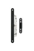 AGB2XTWCMB - AGB Polaris 2XT Magnetic Latch &sol; Bathroom Lock 60mm Backset &ndash; Matt Black