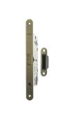 AGB2XTWCAB - AGB Polaris 2XT Magnetic Latch &sol; Bathroom lock &lpar;50mm backset&rpar; &ndash; Antique Brass