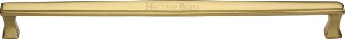 Click Here To Enlarge This Photo Of V1334 457-PB Heritage Brass Door Pull Handle Deco Design 457mm Polished Brass Finish
