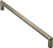 V1473 480-AT Heritage Brass Door Pull Handle Hex Profile Design 480mm Antique Brass Finish