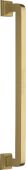 V1964 338-SB Heritage Brass Door Pull Handle Square Vintage Design 338mm Satin Brass Finish