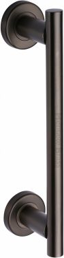 Click Here To Enlarge This Photo Of V2057 280-MB Heritage Brass 19mm Bar Door Pull Handle with base 280mm Matt Bronze finish