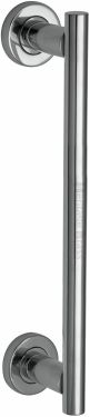 Click Here To Enlarge This Photo Of V2057 336-PC Heritage Brass 19mm Bar Door Pull Handle with base 336mm Polished Chrome finish