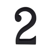 C1564 2-BKMT Heritage Brass Numeral 2 Concealed Fix 76mm &lpar;3"&rpar; Matt Black