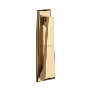 Click Here To Enlarge This Photo Of K1310-ULB Heritage Brass Door Knocker Unlacquered Brass finish