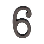 C1564 6-MB Heritage Brass Numeral 6 Concealed Fix 76mm &lpar;3"&rpar; Matt Bronze finish
