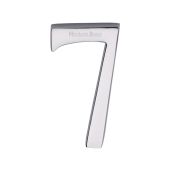 C1564 7-PC Heritage Brass Numeral 7 Concealed Fix 76mm &lpar;3"&rpar; Polished Chrome finish