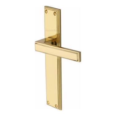 Click Here To Enlarge This Photo Of ATL6710-PB Heritage Brass Atlantis Long Lever Latch Polished Brass finish