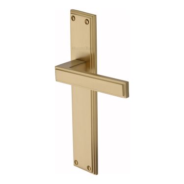 Click Here To Enlarge This Photo Of ATL6710-SB Heritage Brass Atlantis Long Lever Latch Satin Brass finish