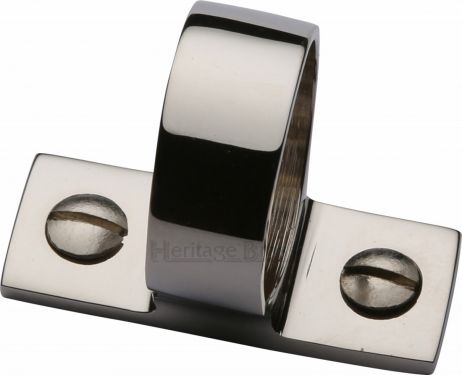 Click Here To Enlarge This Photo Of V1120-PNF Heritage Brass Sash Ring Polished Nickel Finish