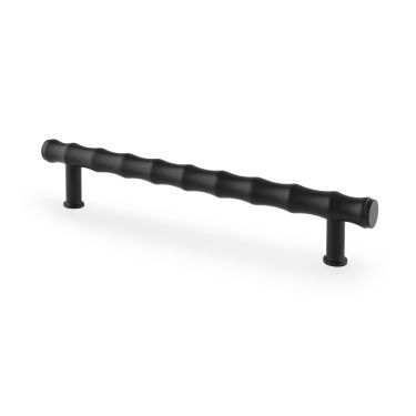 Click Here To Enlarge This Photo Of AW809B-160-BL - Alexander & Wilks Crispin Bamboo T-bar Cupboard Pull Handle - Black - 160mm Centres