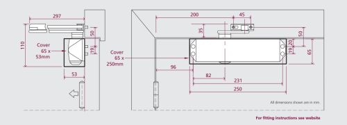 Click Here To Enlarge This Photo Of TS&period;4204DABC&period;SRFB&period;SESE - Rutland Size 2-4 Overhead Door Closer with Backcheck & Delayed Action - Silver