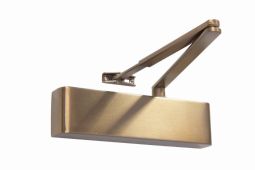 TS&period;9205DABC&period;SRFB&period;LBLB - Rutland Size 2-5 Designer Slimline Overhead Door Closer with Backcheck & Delayed Action - Light Bronze